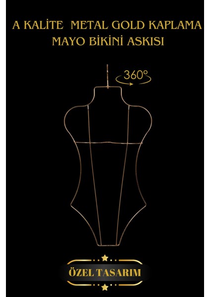 Gold Kaplama Metal Vücut Şekilli Mayo Askısı Bikini Askısı Iç Çamaşır Askısı & Fark Yaratın fiyatları