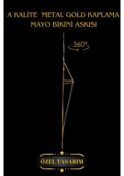 Gold Kaplama Metal Vücut Şekilli Mayo Askısı Bikini Askısı Iç Çamaşır Askısı & Fark Yaratın fırsatları