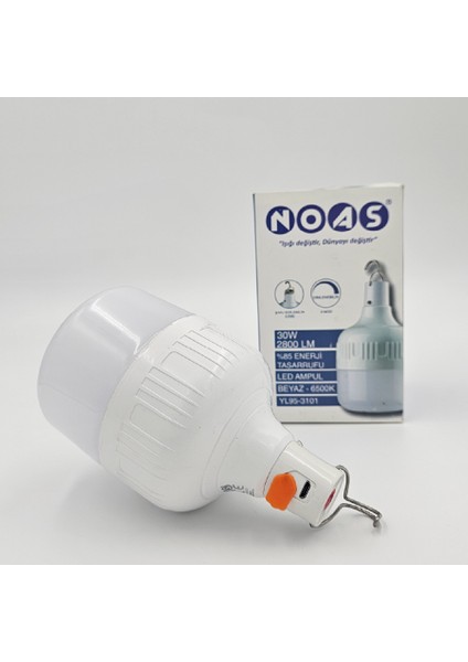 30 W Şarjlı Ampul