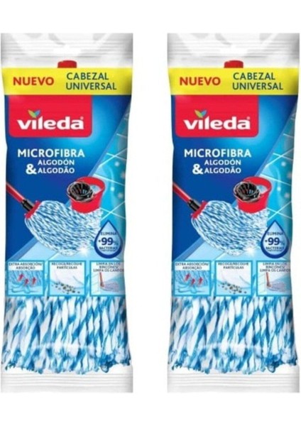 Süper Mocio Mikrofiber Pamuk Dokulu Paspas x 2 Adet