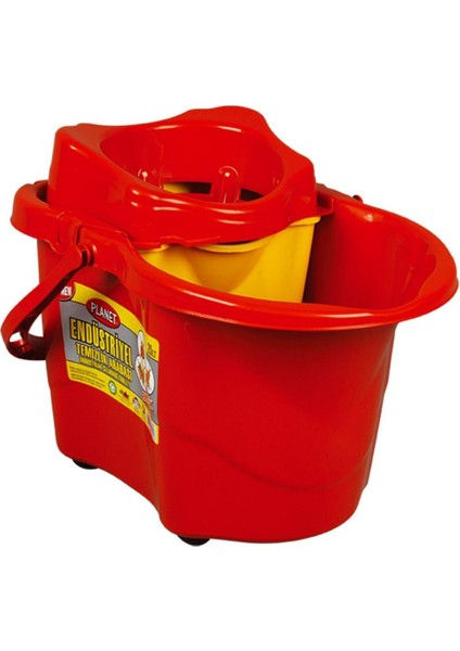 UP610 20 Lt Endüstriyel Sıkma Kova Eko (Tekerlekli) Asorti