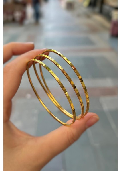 Gümüş Düz Ray Model Bilezik El 12151