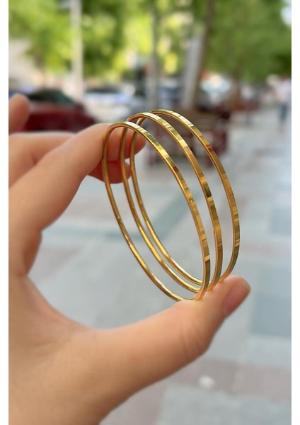 Gümüş Düz Ray Model Bilezik El 12151 modelleri