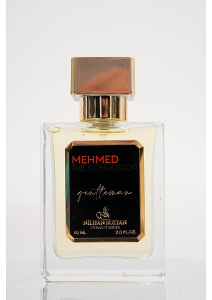Fatih Sultan Mehmed Han Parfüm Cam Şişe 60ML