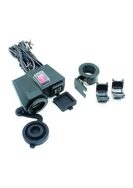 Motosiklet Çakmaklık ve USB