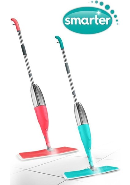 Shıny Sprey Mop Renkli 2 Li Mop Paspas Temizlik Seti
