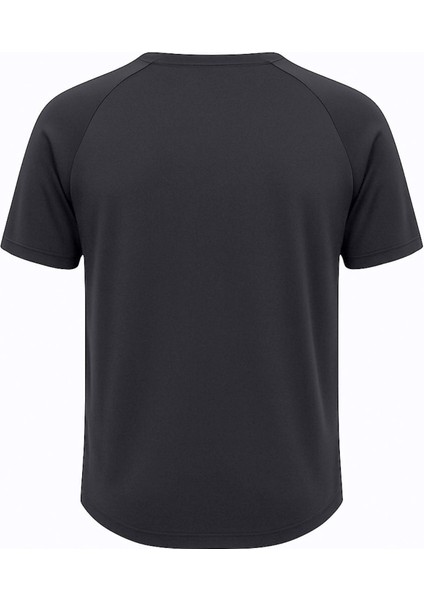Erkek Reglan Oval Kesim Pamuk Yumuşak Dokulu Bisiklet Yaka T-Shirt
