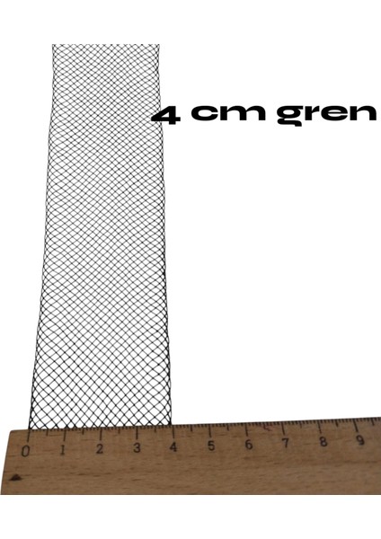 Karaaslan Gren 4 cm Siyah - 23 mt