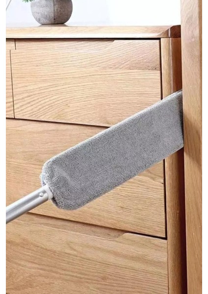 Mikrofiber Başlıklı Pratik Dip Köşe Raf Temizleme Mopu Sihirli Toz Alma Fırçası (Yedek Bezli) fiyatları