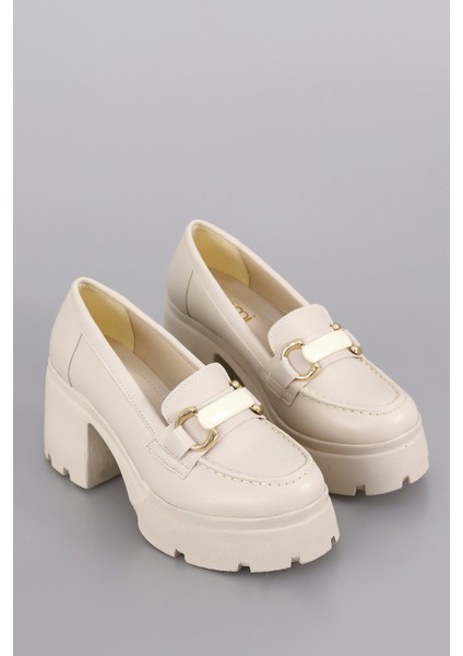 Msn 901 Yüksek Tabanlı Toka Detaylı Loafer
