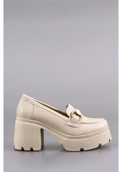 Msn 901 Yüksek Tabanlı Toka Detaylı Loafer fiyatları