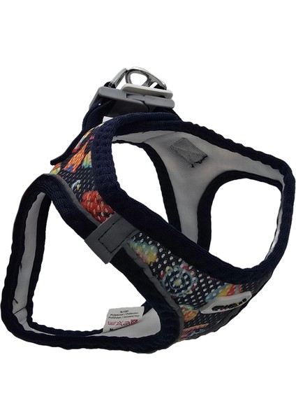 Air Mesh Lunapark Desenli Göğüs Tasması Xl