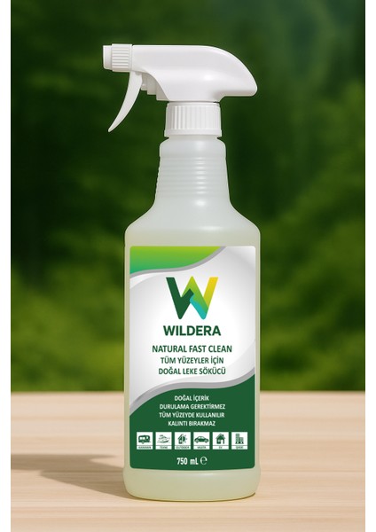 Natural Fast Clean - Tüm Yüzeyler Için Doğal Leke Sökücü