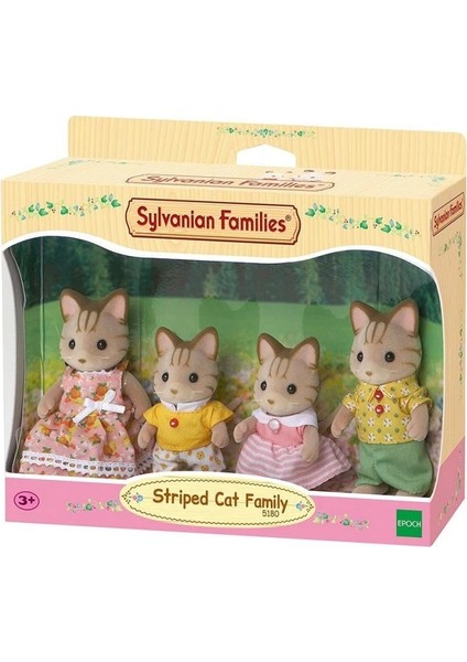 5180 Sylvanian Families, Çizgili Kedi Ailesi, +3 Yaş