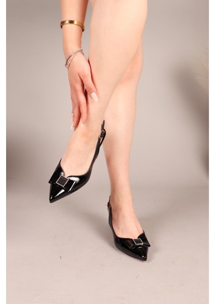 Mochy Fiyonk Tokalı Rugan Stiletto Siyah fırsatları