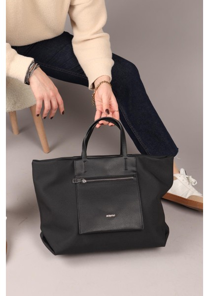 Jp Çift Bölmeli Büyük Çanta Siyah fiyatları