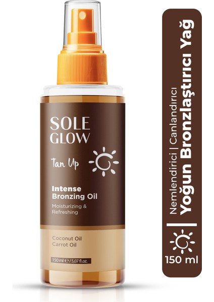 Intense Bronzing Oil 150ML | Yoğun Bronzlaştırıcı Yağ | Nemlendirici & Canlandırıcı