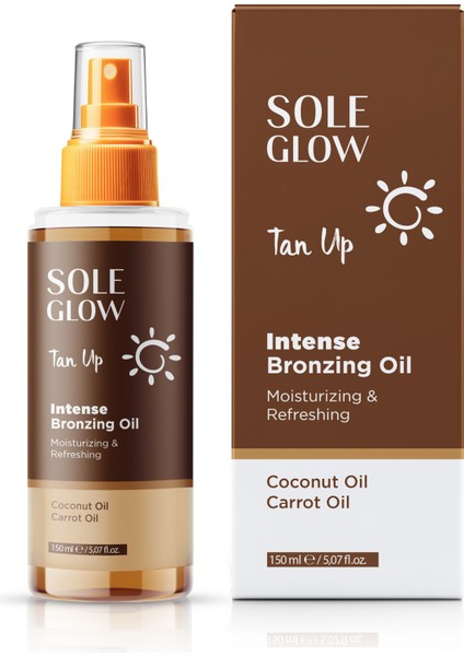 Intense Bronzing Oil 150ML | Yoğun Bronzlaştırıcı Yağ | Nemlendirici & Canlandırıcı