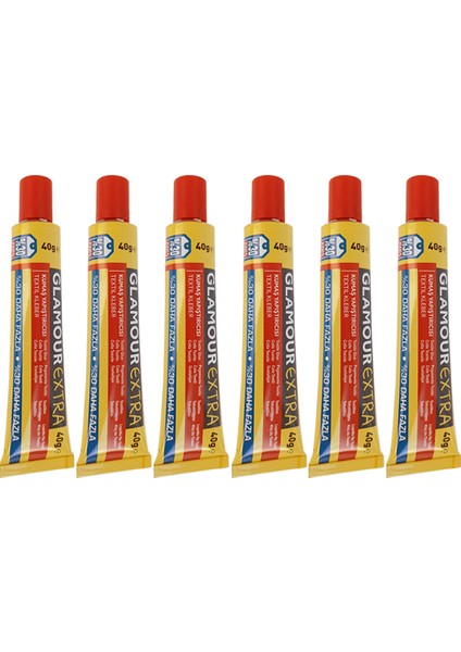 Extra Kumaş Yapıştırıcısı, Tekstil Kleber - 40 gr - 6 Adet