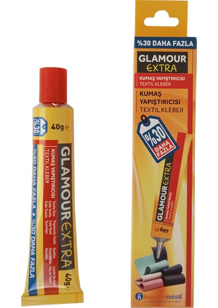 Extra Kumaş Yapıştırıcısı, Tekstil Kleber - 40 gr - 6 Adet