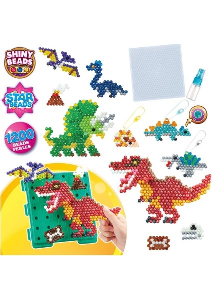 31994 Aquabeads Dinozor Dünyası Seti 1200 Parça +4 Yaş