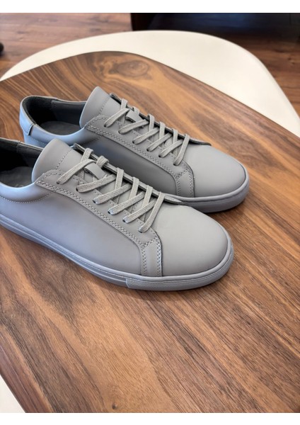 4253 Füme Mat Hakiki Deri Erkek Spor Ayakkabı - Erkek Sneakers fiyatları