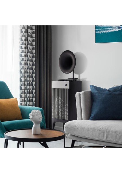 I5 Bluetooth Hoparlörlü 110W Hi-Fi Retro Pikap Plakçalar Turntable, Miles Of Mountain indirimleri