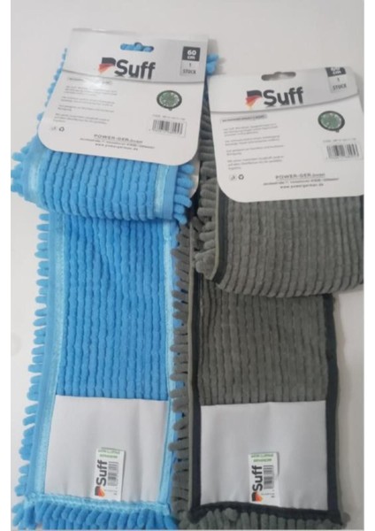 2 Adet Nemli ve Kuru Makarna Mop Ucu Mikrofiber Paspas Yedeği 60 cm modelleri