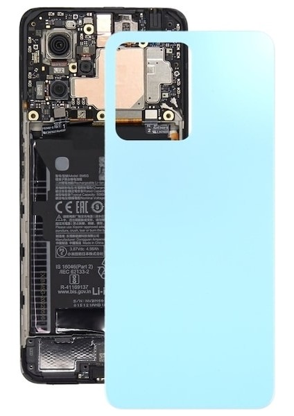 Xiaomi Redmi Note 12 4g Pil Arka Kapağı Mavi