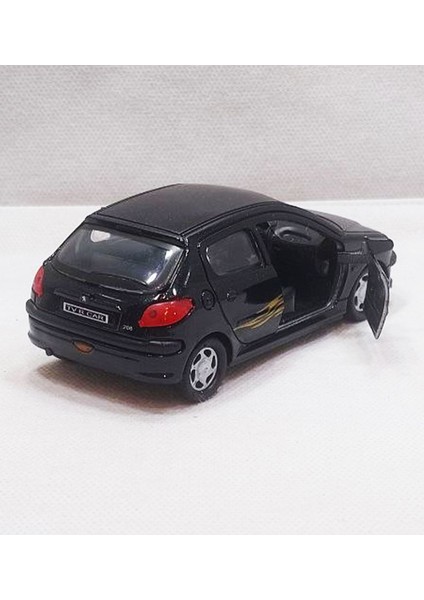 Peugeot 206 Model Araba - Metal - Çekbrak | 13CM fırsatları