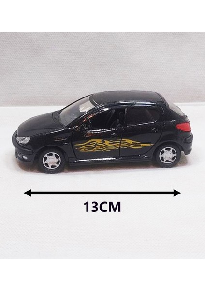 Peugeot 206 Model Araba - Metal - Çekbrak | 13CM indirimleri