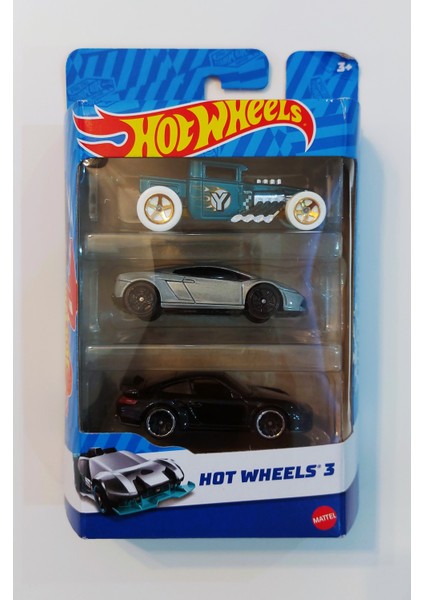 3'lü Araba Seti ( Porsche & Lamborghini & Bone Shaker ) Nadir Set