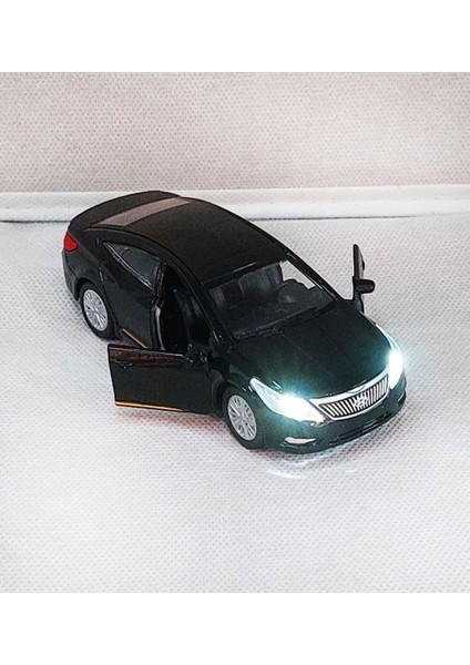 Hyundai Azera Demir Oyuncak Araba | Sesli-Işıklı - Çek Bırak | 12CM - Siyah