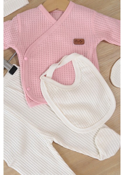 Erke Bebek Natural % 100 Pamuk Kumaş 5 Li Hastane Çıkışı Seti STL7001 fiyatları