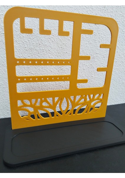 Takı Standı, Takı Organizer, Takı Askısı 20X20 Siyah-Gold