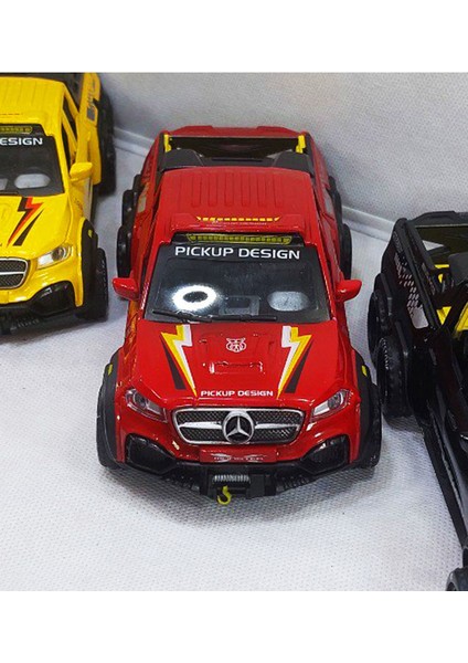 Pickup Design Mercedes Benz X-Class 6x6 1:28 | Metal Oyuncak Araba | 21CM