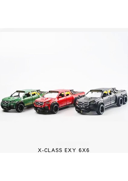 Pickup Design Mercedes Benz X-Class 6x6 1:28 | Metal Oyuncak Araba | 21CM fırsatları