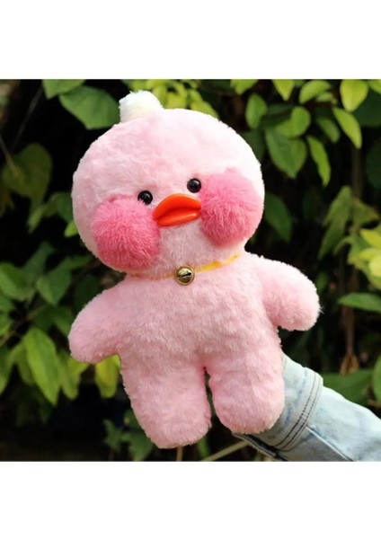 Hediyelik Lalafanfan Duck Gözlüklü Peluş Oyuncak Çantalı Sevimli Peluş