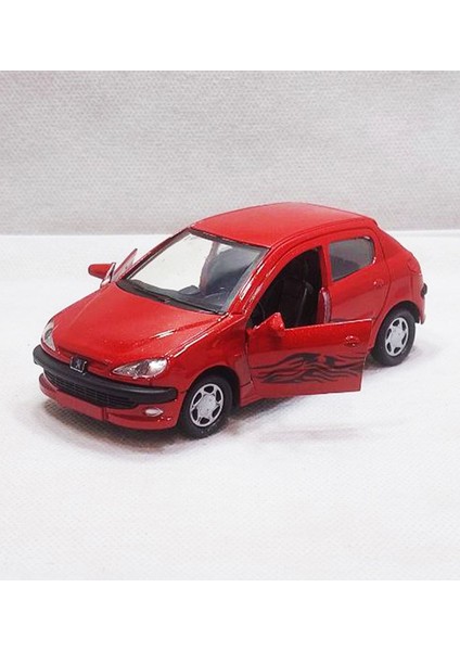 Peugeot 206 Sport Model Araba - Metal - Çekbrak | 13CM modelleri