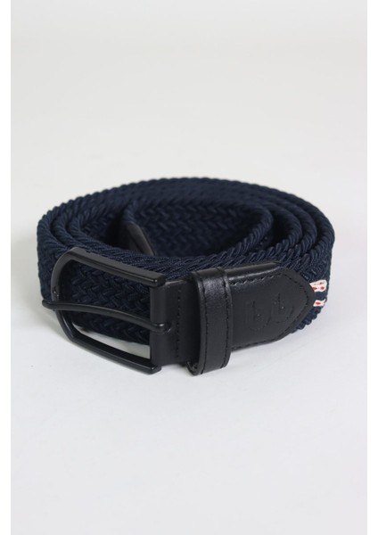 Elastik Örgü Unisex Kemer Lacivert