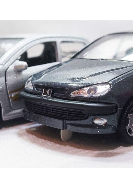 Peugeot 206 Model Araba - Metal - Çekbrak - Sesli Işıklı | 13CM indirimleri
