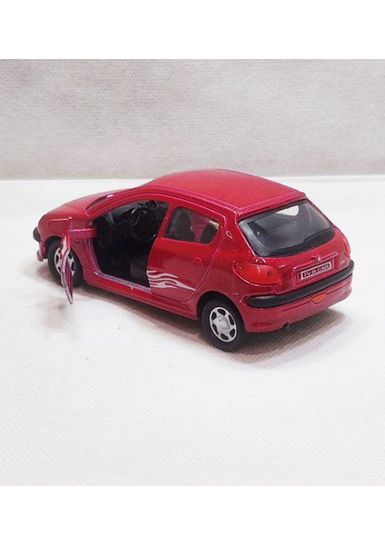 Peugeot 206 Model Araba - Metal - Çekbrak - Sesli Işıklı 1:32 | 13CM fırsatları