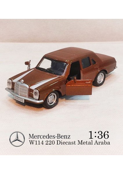Benz W114 | 4'lü Çek Bırak Metal Araba Seti | Diecast 1:36 12CM Çek Bırak Model Ara fırsatları