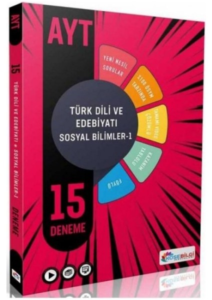 AYT Türk Dili Edebiyatı Sosyal Bilimler-1 15 Deneme