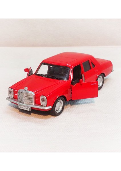 Benz W114 | 4'lü Çek Bırak Metal Araba Seti | Diecast 1:36 Çek Bırak Model Araba