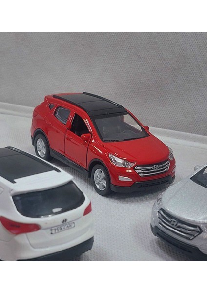Hyundai Suv Metal Tucson IX35 | Çek-Bırak | 12CM Kırmızı | Oyuncak Araba