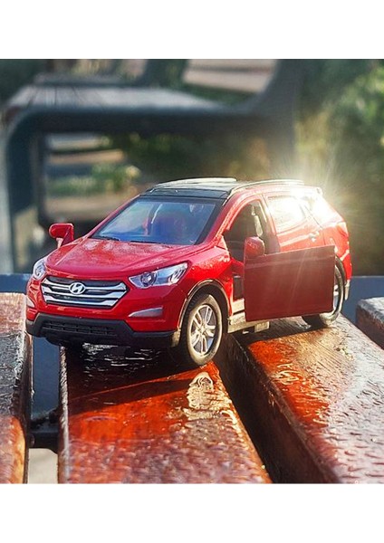 Hyundai Suv Metal Tucson IX35 | Çek-Bırak | 12CM Kırmızı | Oyuncak Araba