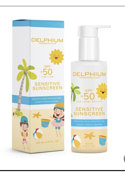 Delphıum Sensıtıve Çocuk 50+ Güneş Kremi 150 ml