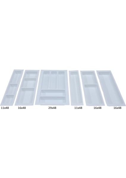 Mutfak Çekmece İçi Kaşıklık Beyaz, 94 cm x 48 cm (yanlar Ve Boydan 4,5 Cm Kesilebilir) fırsatları