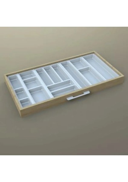 Mutfak Çekmece İçi Kaşıklık Beyaz, 94 cm x 48 cm (yanlar Ve Boydan 4,5 Cm Kesilebilir)